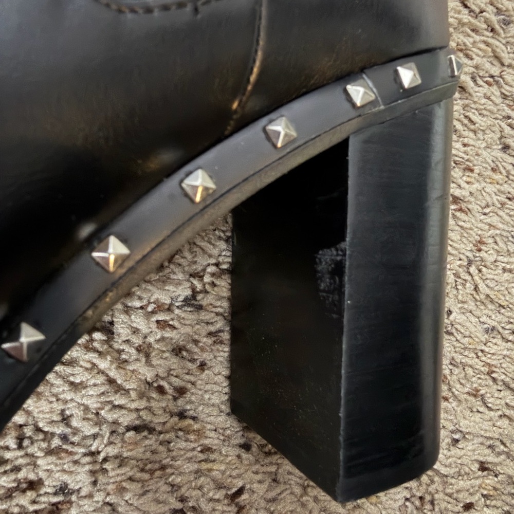Charles by Charles David Black Dodger Studded Booties - Picture 7 of 11